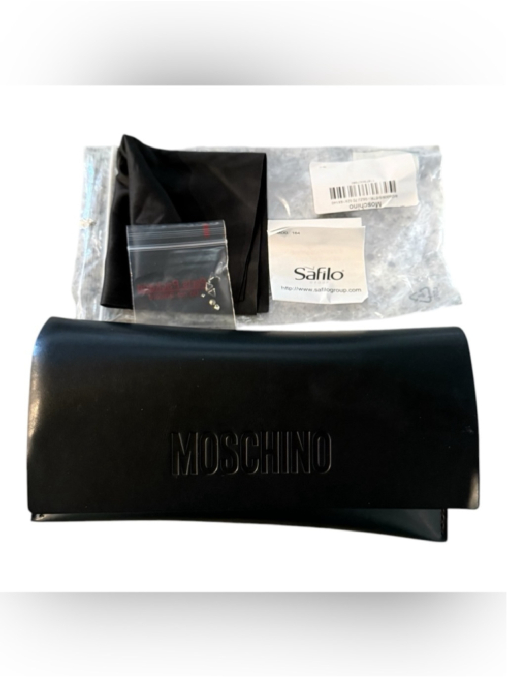 Moschino Crystal Embellished Cat Eye Sunglasses, Model MOS006/S/STR - Picture 6 of 11